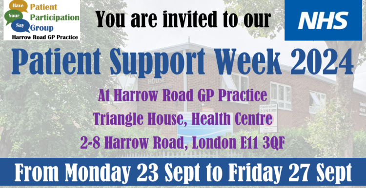 Harrow Road GP Practice Patient Support Week