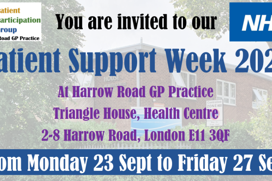 Harrow Road GP Practice Patient Support Week